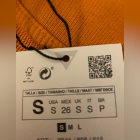 NWT ZARA RIBBED POLO - Picture 9 of 9